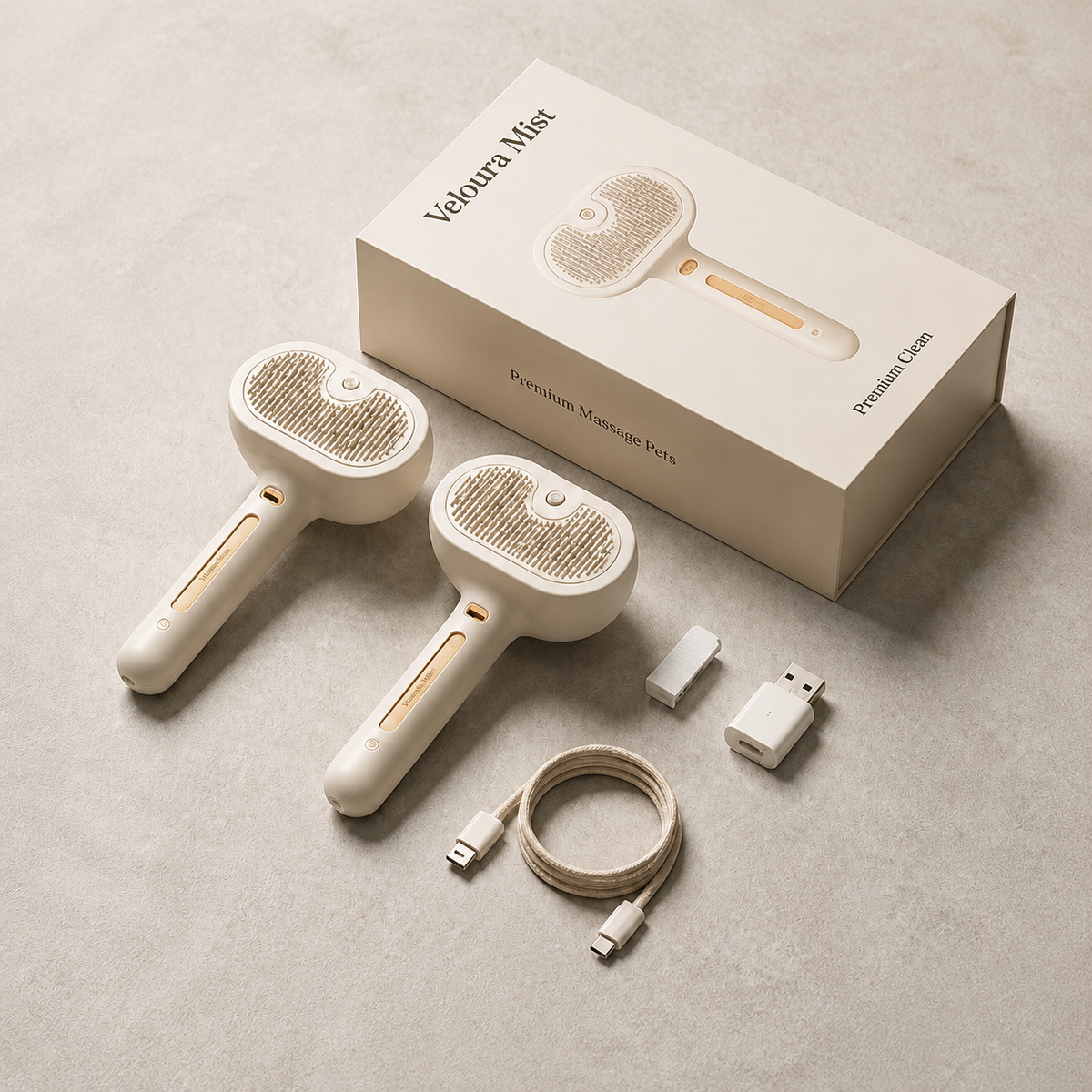 Veloura Mist - La brosse premium pour chat