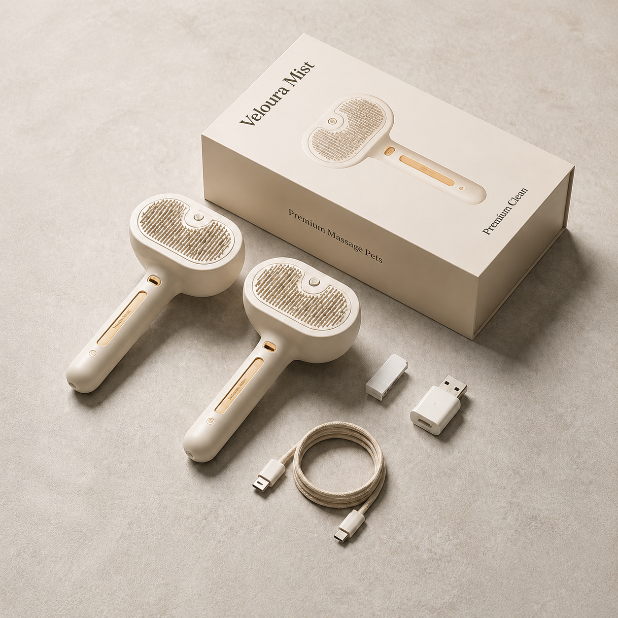 Veloura Mist - La brosse premium pour chat