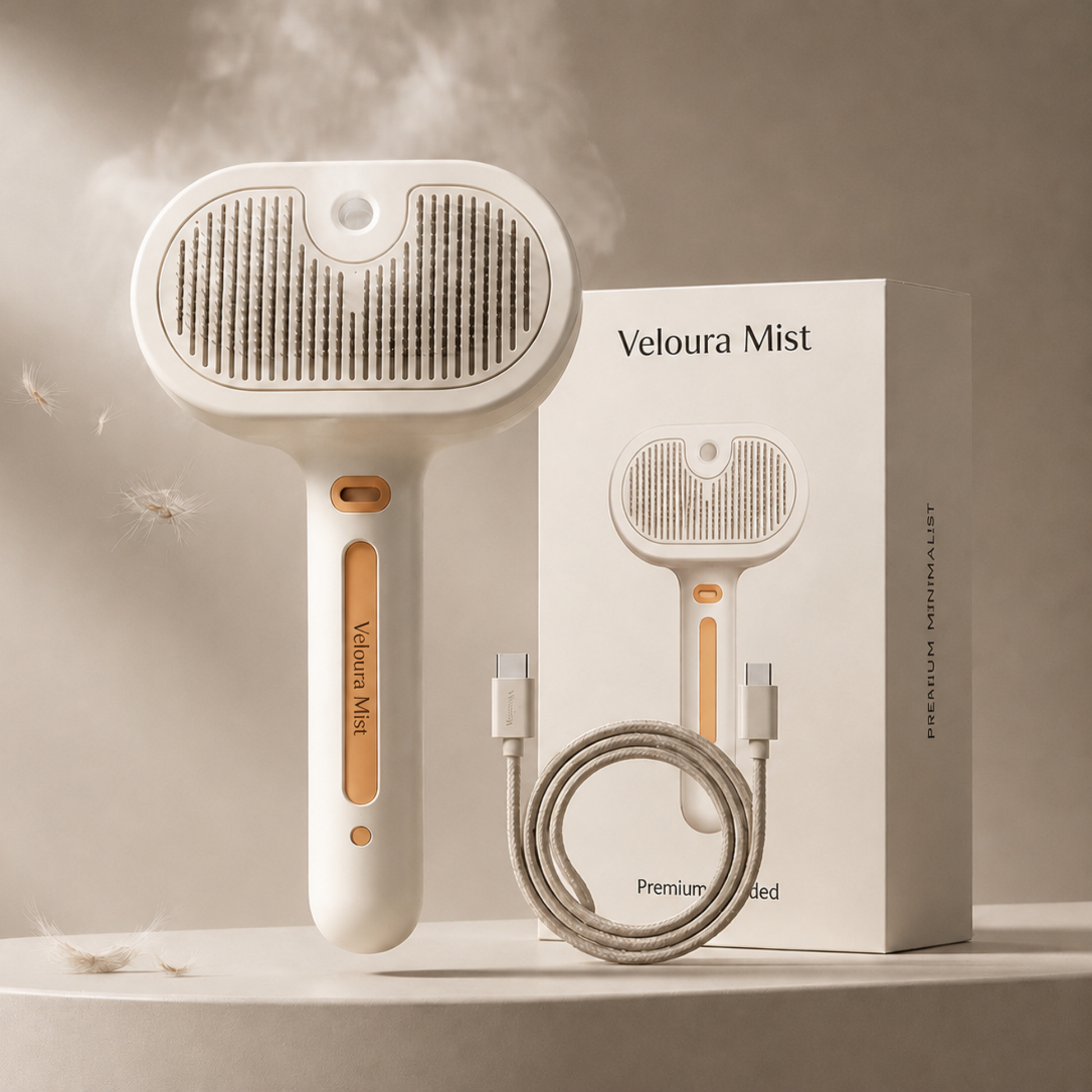 Veloura Mist - La brosse premium pour chat